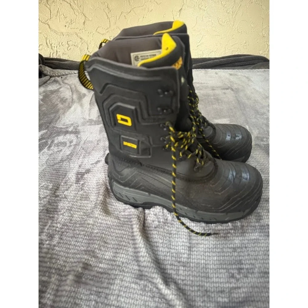 T-Max 400 Traction On Demand Mens Black Work Boots High Top Safety Composite Toe